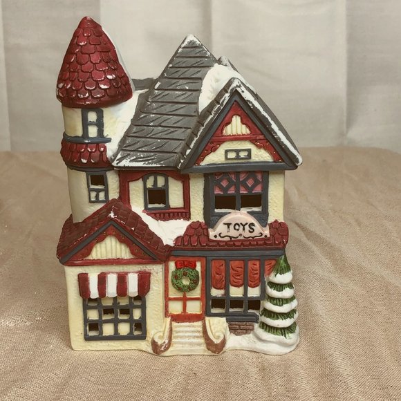 Toy Shop Store Christmas Holiday Village 1994 Collectible Detail - Picture 1 of 10